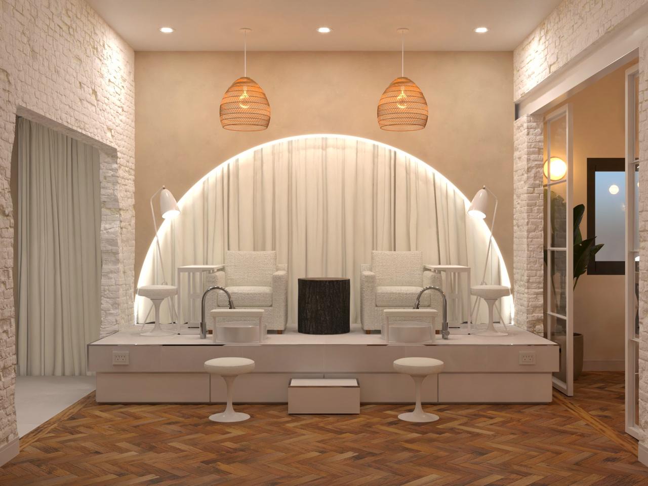 Interior del salón Narella